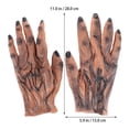 thumbnail image 3 of Creepy Gloves Werewolf Gloves Festive Atmosphere Creation Masquerade Adults PVC 1 Pair, 3 of 5