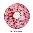 thumbnail image 3 of XINGAG Novelty Pink Sprinkle Donut Shaped Blanket, Funny Realistic Food Warm Throw Blanket, Soft Cozy Blanket for Sofa Bed,Unique Gift for Family Friends, 3 of 5
