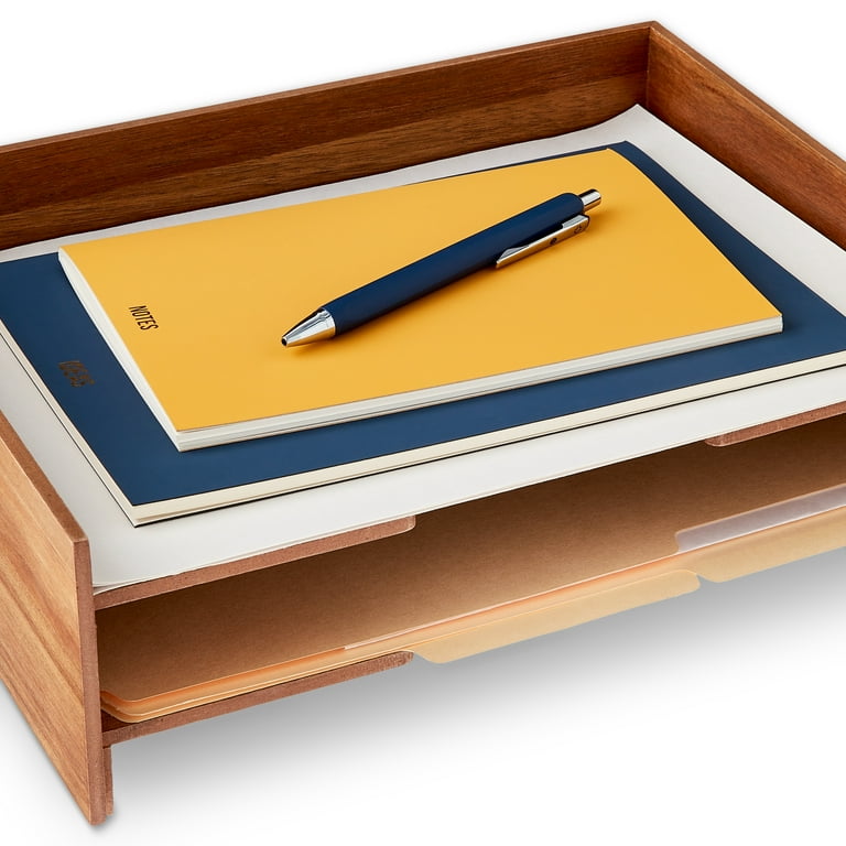 筆記具 STACK & STORE WOOD PEN TRAY WOOD LID Wood Pen Display Case / Lid - Holds 11 Pens | Galen Leather