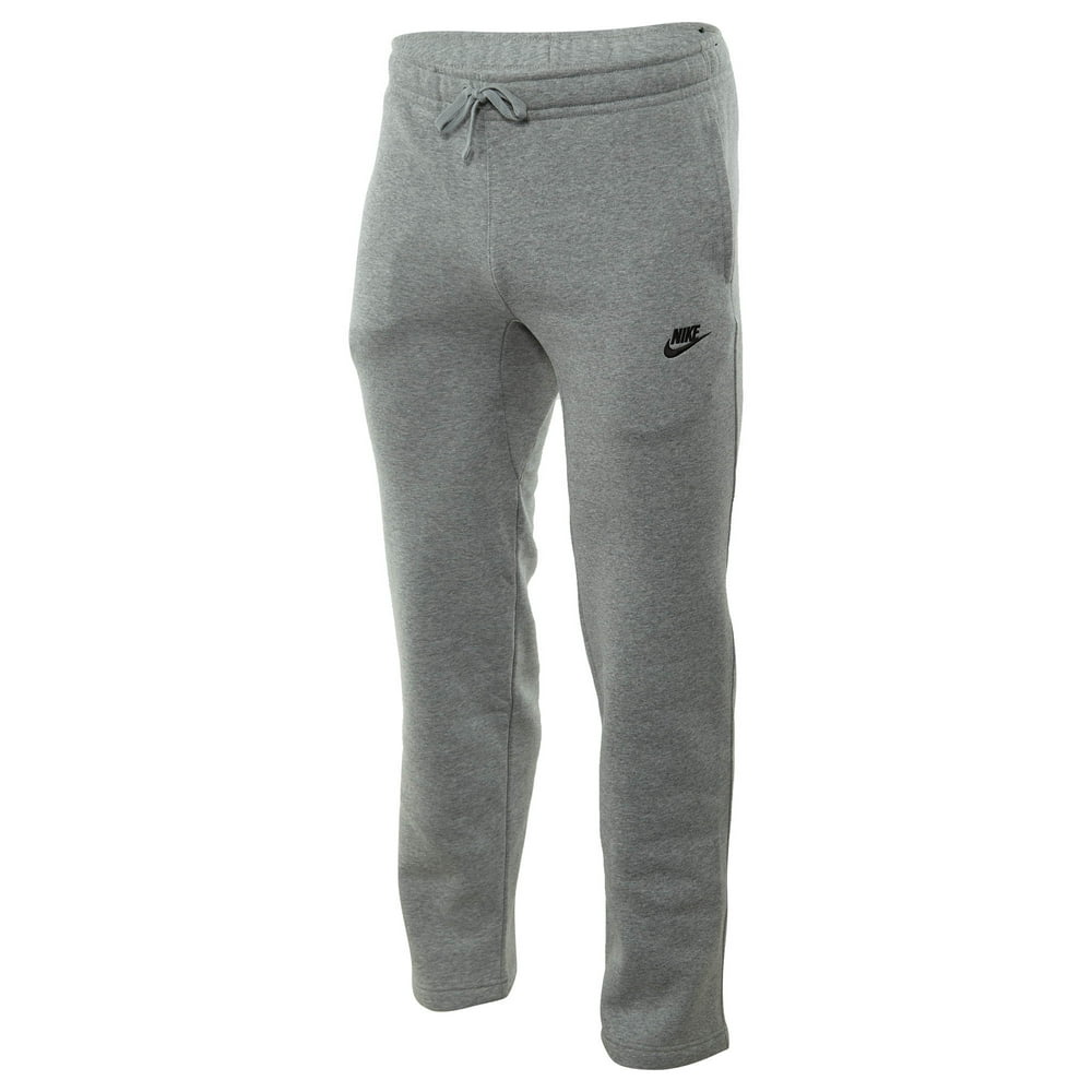 open bottom fleece pants
