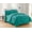 Blue, variant on 6 Piece Bed in a Bag Comforter Set on Silky Soft Complete Set Includes Bed Sheet Set with Double Sided Storage Pockets, Twin/Twin XL, White