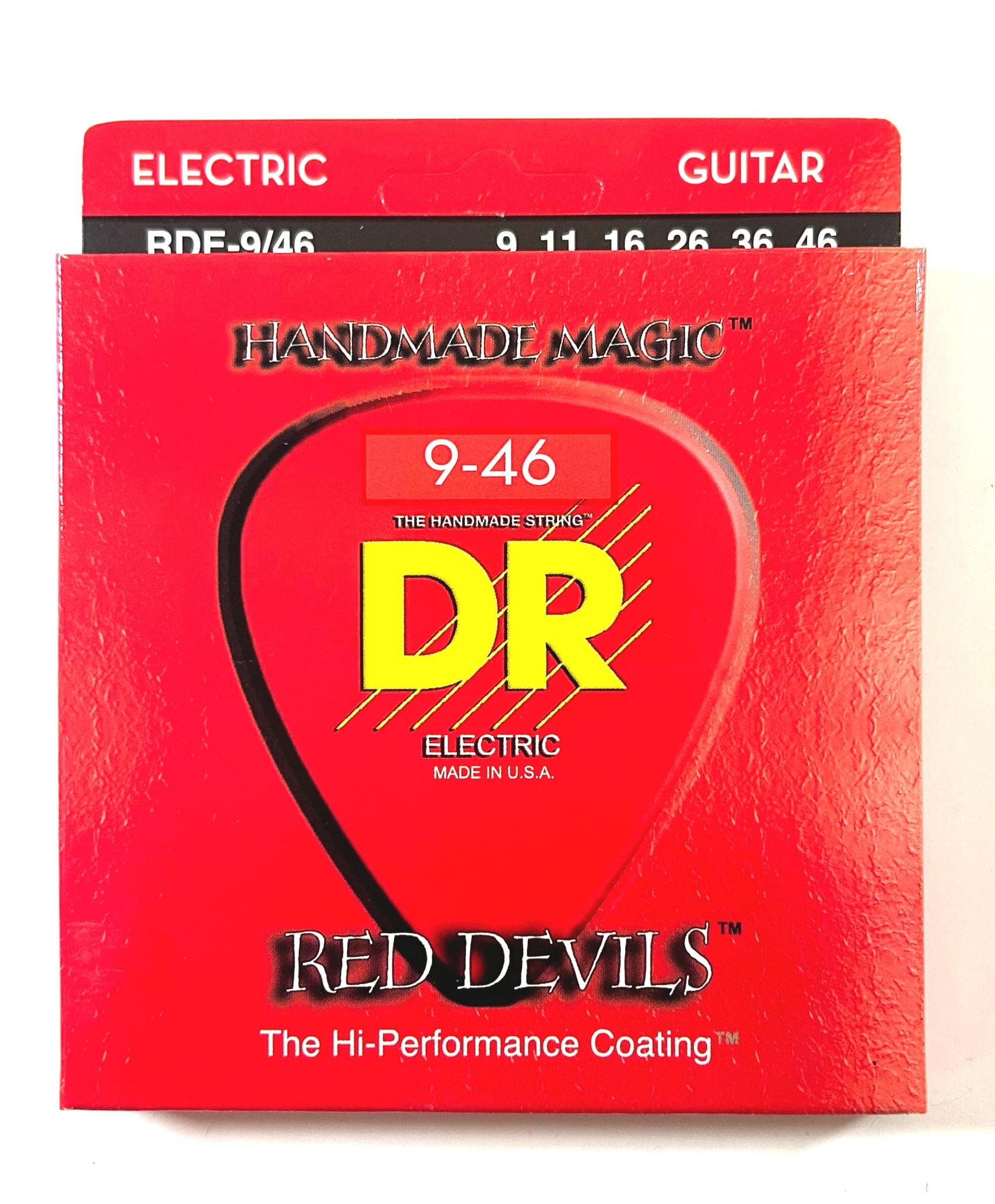 DR Guitar Strings Electric 3 Sets Red Devils K3 High Performance Coated 09-46