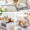 thumbnail image 2 of SHILIU-Cat Heating Pad - 11 Adjustable Temperature and 25 Timer Options, Heated Cat Bed Indoor Waterproof with Chew-Resistant Cord for Small Dogs, 17.5x14 Inch, 2 of 4