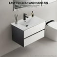 SUSIMOND 30" Bathroom Vanity with Undermount Ceramic Sink Combo