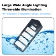 thumbnail image 2 of MUCH Solar Light Outdoor Waterproof, 8500K 1000000LM 800W Solar Street Light Dusk to Dawn Outdoor Floodlight for Yard, Motion Sensor Street Lamp with Remote for Patio, Garage,Road,Parking Lot-2 PACKS, 2 of 10