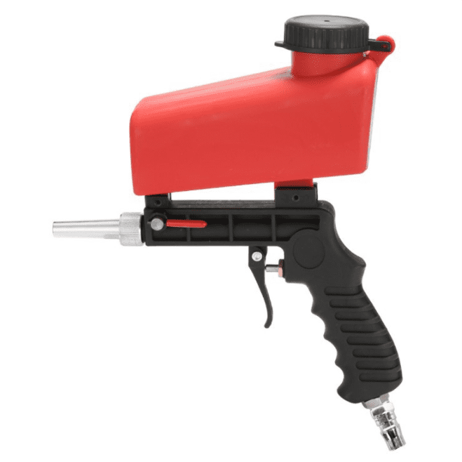6pcs Sandblaster Kit Sandblasting Gun & Air Nozzles Sand Blaster Pneumatic Tool 