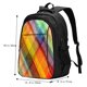 thumbnail image 5 of Balery Abstract Watercolors Tartan Mochila con carga USB para hombre y mujer - Mochila impermeable y antirrobo para laptop con puerto USB para viajes, trabajo, 5 of 7