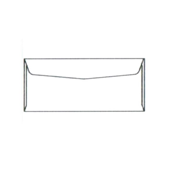 No. 11 Side Seam Regular White Envelopes, 4-1/2" x 10-3/8", Western Sulphite® 24-lb White Wove with Vellum Finish, SFI Certified - Box of 500 Envelopes