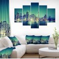 thumbnail image 1 of Concept de Nuit Panorama de New York - Impression sur Toile, 1 of 3