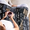 thumbnail image 5 of [Inspirational Fleece Blanket] Cozy 1pc Fleece Blanket - Inspirational "for Man of God" with Bible Verses, Catholic & Spiritual Encouragement - Ideal for All Seasons, 5 of 5