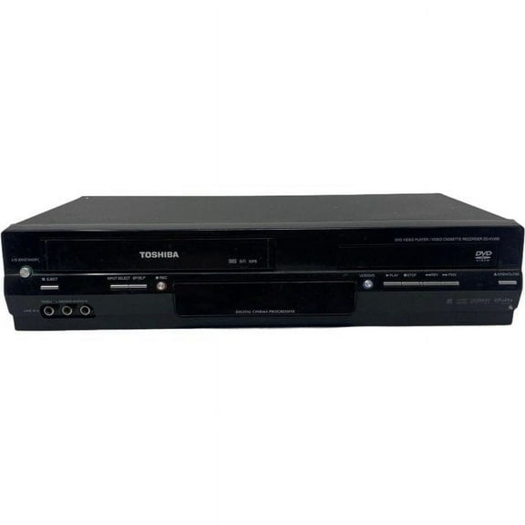 Restored Toshiba SD-V295 DVD/VCR Combo Player - w/ Original Remote, Manual, A/V Cables, HDMI Converter (Refurbished)