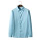thumbnail image 2 of Hombres Casual Botones Slim Fit Turndown Solid Manga Larga Blusa de Moda Camisa Odeerbi ODB-6, 2 of 5