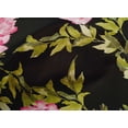thumbnail image 4 of oneOone Cotton Poplin Fabric Watercolor Leaves & Peony Floral_Printed Fabric 1 Yard 56 Inch Wide, 4 of 4