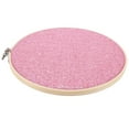 thumbnail image 4 of Miangastore Round Badge Brooch Pennant Display Wall Hanging Pin Display Glitter Board Pin Holder Pin Collection Display Embroidery (Pink), 4 of 9