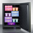 thumbnail image 2 of 24" Wide Built-In All-Freezer, Black Stainless Steel, 2 of 3