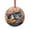 Pattern-2, variant on Abstract Camper Glass Christmas Ornament Holiday Present Ideas Forest Camper Christmas Ornament Round Glass