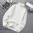 thumbnail image 4 of Pull Col Roulé pour Hommes Doublé en Polaire Pull Col Roulé Confortable Élégant Pull Col Roulé pour Hommes Doublure en Polaire Chaude Ajustée pour l'Automne, 4 of 4