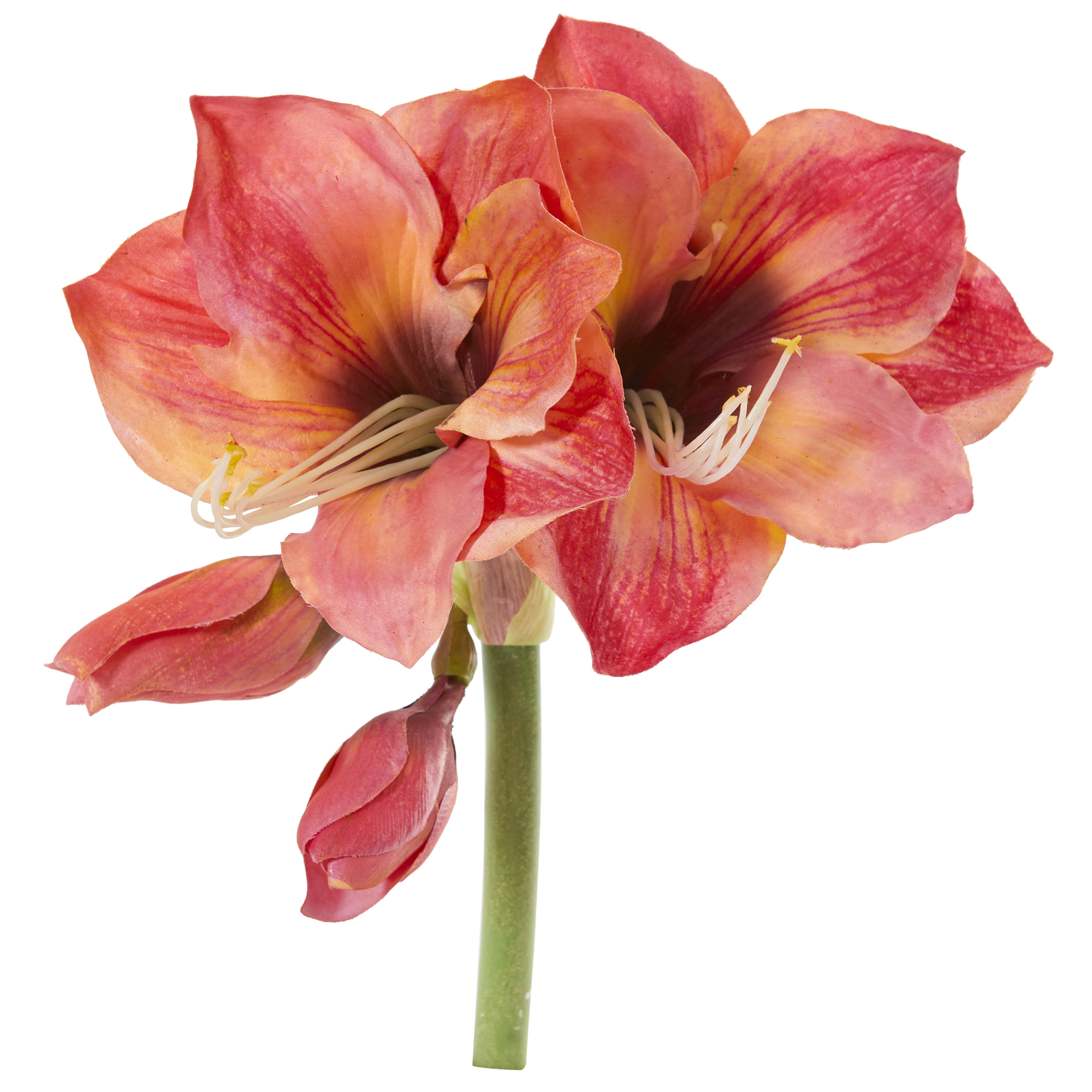 Nearly Natural 13in. Amaryllis Artificial Flower (Set of 4