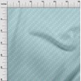 thumbnail image 3 of oneOone Cotton Silk Light Blue Fabric Chevron Dress Material Fabric Print Fabric By The Yard 42 Inch Wide, 3 of 4