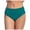 Green, variant on Women's High Waisted Bikini Bottoms Retro Swimwear Full Coverage Bathing Suit Comfortable Stretchy Beach