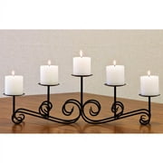 23.2" X 2.56" X 8" Pillar Metal Scroll C