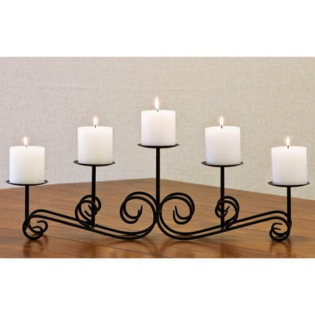 23.2" X 2.56" X 8" Pillar Metal Scroll C