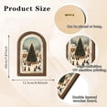 thumbnail image 2 of IPEWLEX Christmas Wooden Wall Art Sign with Holiday Scene – Rustic Wall Decor for Home & Entryway, 2 of 7