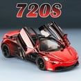 thumbnail image 2 of 1:32 720S 765LT Model Toy Supercars Alloy Diecast Collection Sports Cars Doors Opened Pull Back Sound Light for Children Gifts, 2 of 10