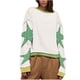 thumbnail image 4 of Sudadera con gráfico de gran tamaño, camiseta retro de manga larga con hombros caídos y cuello redondo para mujer, sudaderas de otoño, 4 of 5