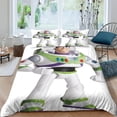 thumbnail image 2 of Houkig Buzz Lightyear Housse de Couette Ensemble de Literie Personnages d'Anime Ultra Doux Réversible Respirant Imprimé 3d Microfibre Housse de Couette Protecteur, 2 of 5