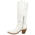 thumbnail image 3 of Corral Boots Womens Stitch Pattern Embroidered Snip Toe Cowboy  Mid Calf Bo, 3 of 5