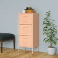 thumbnail image 1 of vidaXL Storage Cabinet Pink 42.5x35x101.5 cm Steel, 1 of 5