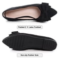 thumbnail image 4 of Zapatos de vestir de gamuza SAILING LU para mujer, color negro, talla 10, 4 of 7
