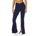 thumbnail image 2 of NIBOLOG Soft Yoga Pants Quick Drying Flare Leg Solid Color Bootcut Pants for Daily Life, 2 of 7