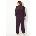 thumbnail image 2 of Catherines Women's Plus Size Masquerade Beaded 3-Piece Pant Suit, 2 of 6