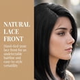 thumbnail image 4 of Synthetic Lace Front Straight Wig Short Bob Megan Fox Inspired L Part Heat Resistant Hair for Women by Tirrinia, 4 of 7