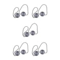 thumbnail image 2 of yingyy 1/2/3/5 2 Pièces Rideau Tieback Ronde Polyester Remplacement Simple Style Ménage Cuisine Parasol Drapé Fixation Fixation Gris 5PCS, 2 of 6