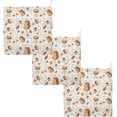 thumbnail image 7 of Dreamtimes 5 PCS Cute Squirrel Pattern Baby Muslin Washcloths, Autumn Leaves Face Towel Burp Cloths Ultrasoft Absorbent Cotton Bath Wipes Towels for Newborn Boys Girls, 7 of 7