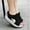 Black, variant on HAOTAGS Casual Walking Sandals for Ladies Platform Breathable Summer Wedge Sandals Purple Size 8.5
