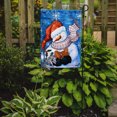 thumbnail image 2 of Carolines Treasures PJC1012GF Gingerbread And Snowflake Snowman Flag Garden Size, 2 of 3