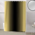 thumbnail image 5 of Fabric Shower Curtain Ombre Abstract Gradient Lemon Yellow and Black Shower Curtains with 12 Hooks Waterproof Machine Washable Bath Curtains for Bathroom, 48x 72in, 5 of 6