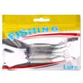 thumbnail image 1 of Cebo Pesca Artificial Suave Silicona 5 Uds 7cm Ojos 3D para Lucio, 1 of 9