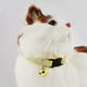 thumbnail image 3 of 4X Collar para Mascotas Reflectante Ajustable Hebilla de Liberación de Seguridad con Campana para Perro (Amarillo), 3 of 4