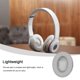 thumbnail image 3 of Cateissary Almohadilla para la oreja Cojín Auriculares de cuero montados en la cabeza Accesorios transpirables Reemplazo para auriculares 700 Gris Relojes inteligentes Gris claro, 3 of 6