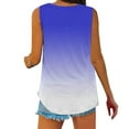 thumbnail image 7 of Enjoytime Women's Tank Tops Gradient Crewneck Sleeveless Blouse Summer Trendy Casual Shirts Beach Vacation Clothes, 7 of 7