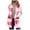 Hot Pink, variant on Fuzzy Fleece Plaid Jacket Vests for Women with Pockets Sleeveless Open Front Sweater Cardigan Lightweight Coat (L, Black)