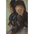 thumbnail image 2 of Otto Heinrich Engel 11x14 Gold Ornate Wood Frame and Double Matted Museum Art Print Titled - Two Young Women in Fohrer Tracht (Approx. 1901-1914), 2 of 4