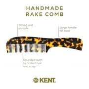 Kent 10T Large Wide Tooth Comb - Rake Comb Hair Detangler / Wide Tooth Comb for Curly Hair - Beard Combs/Hair Comb Hair Care Detangling Comb - Hair Comb for Men Hair Supplies - Natural Hair Comb Set