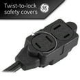 thumbnail image 2 of GE 3 Outlet Extension Cord, 6 ft Cord, Polarized Outlets, Black, 45148, 2 of 6