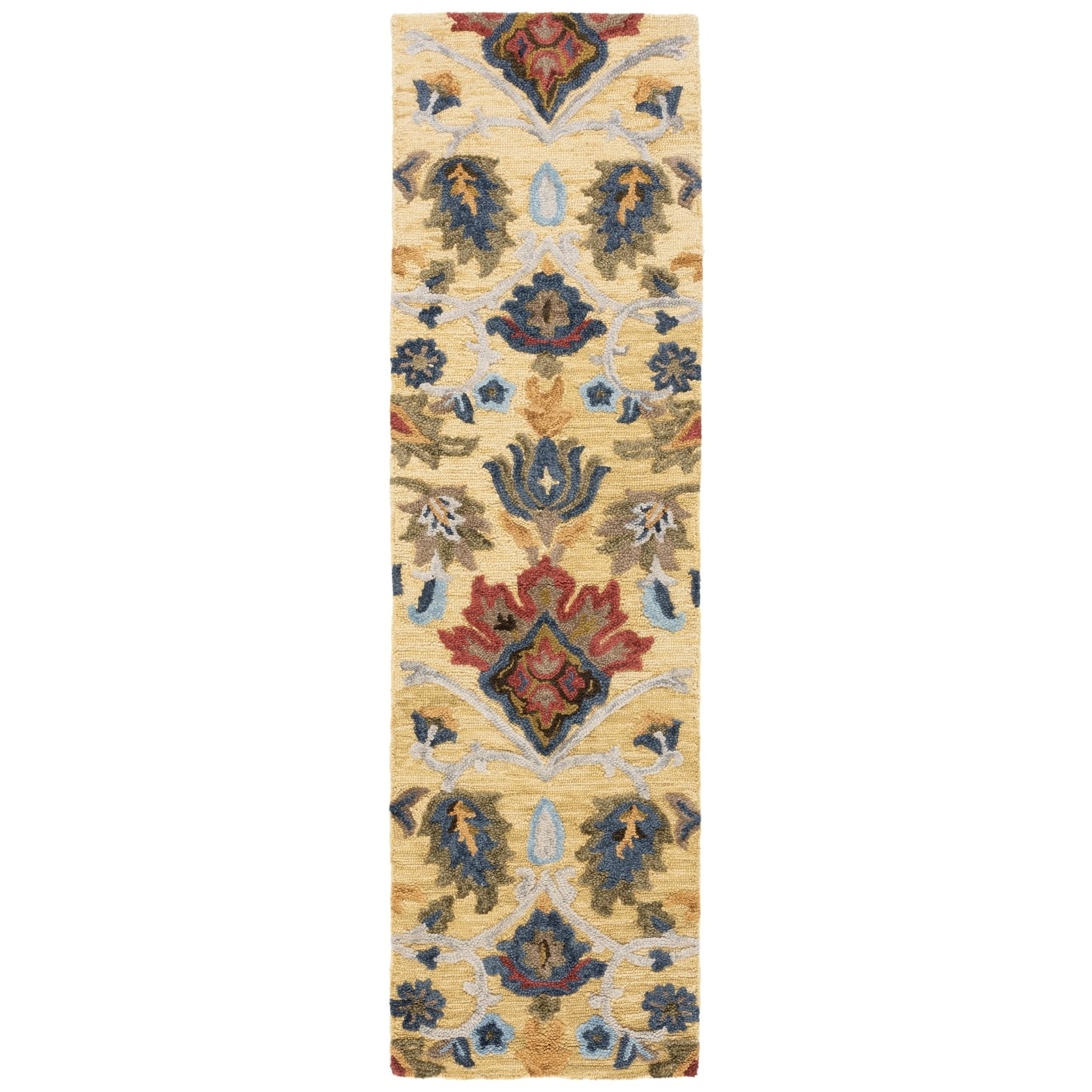 Blossom Blm454 Hand Tufted Runner Rug - Charcoal/gold - 2'3x8' - Safavieh  : Target